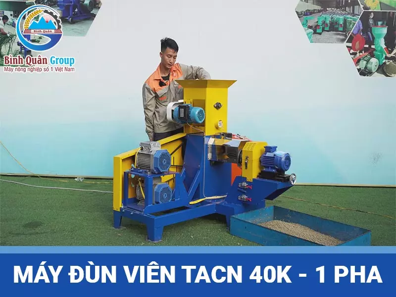 máy đùn viên cám nổi 40K 1 pha