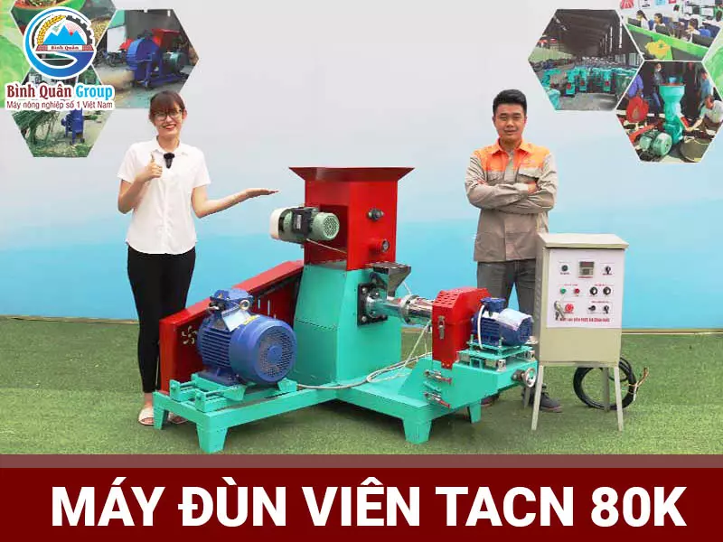 máy đùn viên cám nổi 80K